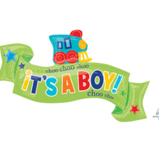 Balão Foil SuperShape Welcome Little Boy