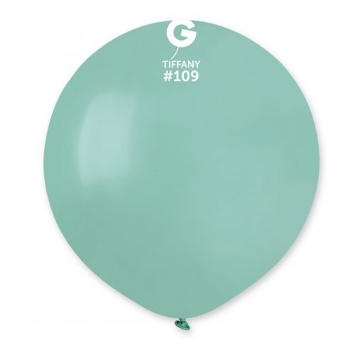 25 Balões latex 19'' (48cm) cor Tiffany #109 - G19