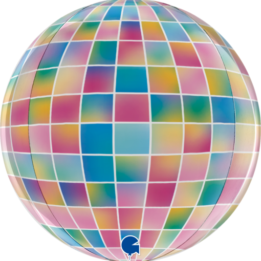 Balão Foil 38cm Bola de Espelhos Discoteca