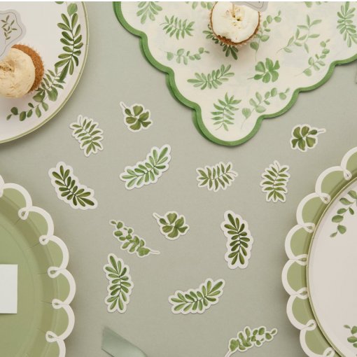 Confettis de Mesa Folhas - Botanical