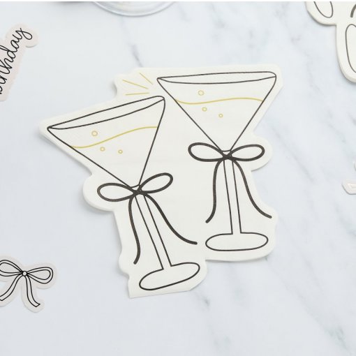 16 Guardanapos Cocktail 16,5x15,3cm