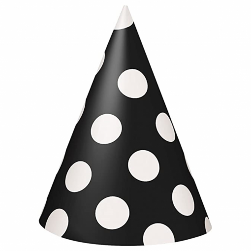 8 Chapéus Bolas Preto