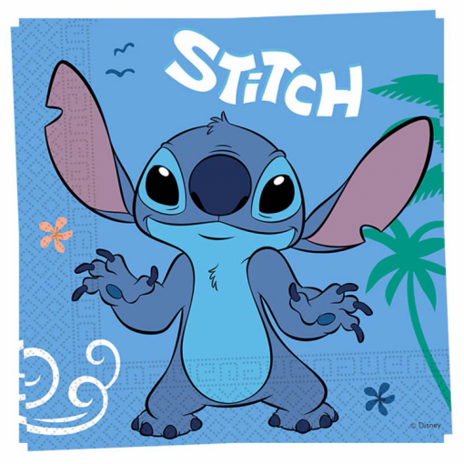 20 Guardanapos 33cm Stitch