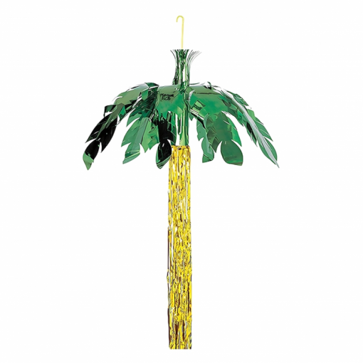Decoração Pendente 2,44m Palmeira Foil Luau 