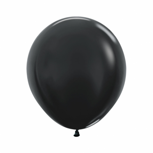 15 Balões latex R18 (45cm) - Metallic Black - 580