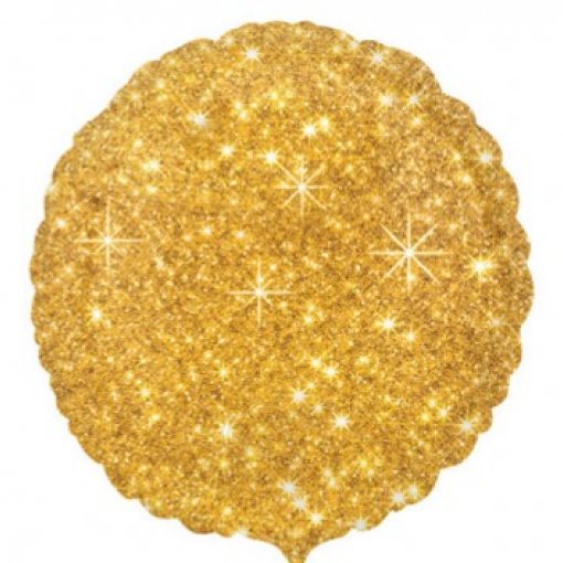 Balão Foil S40 Sparkle Dourado