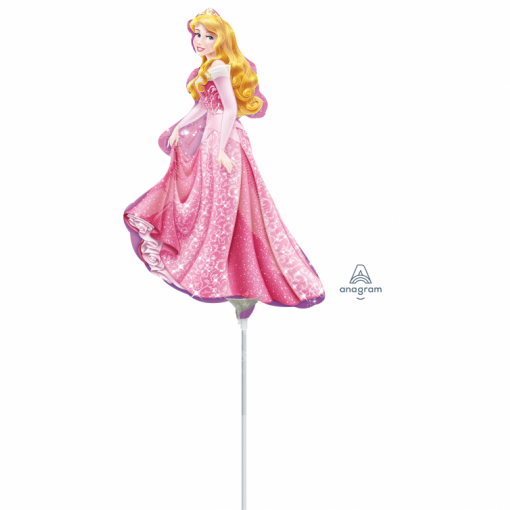 Balão Foil Mini Shape 22x33cm Princesas Disney - Aurora (A Bela Adormecida)