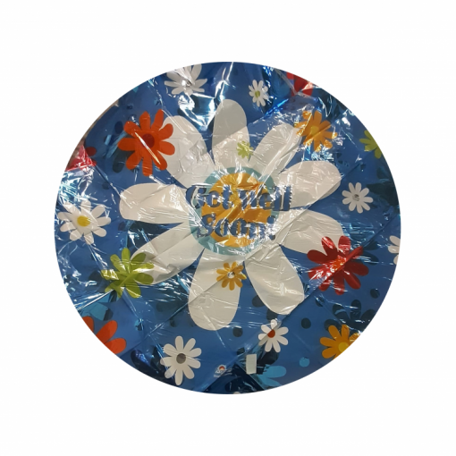 Balão Foil S40 Get Well Soon Flores