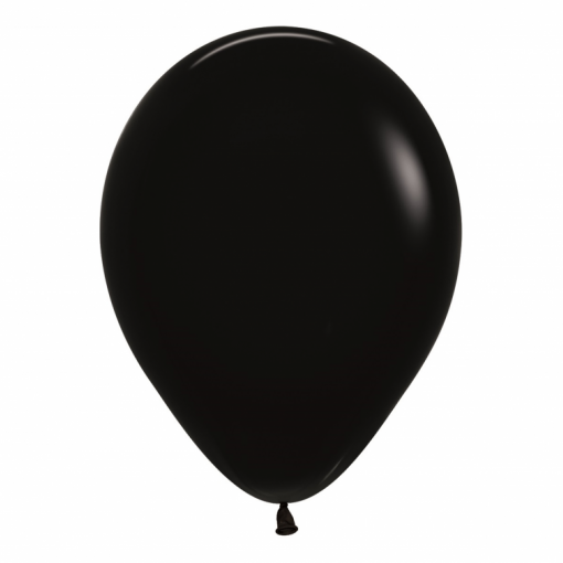 50 Balões latex R12 - Black - 080