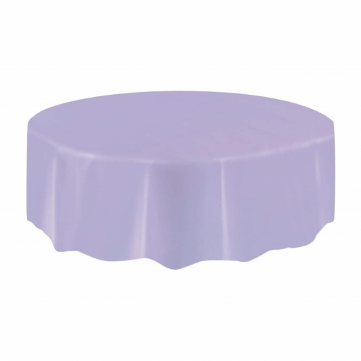 Toalha de mesa redonda Lilás 2,13cm