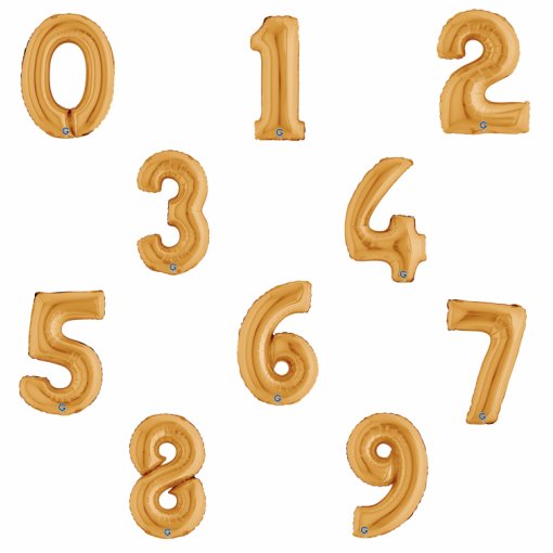 Sortido Balões Foil 14'' (35cm) Dourado