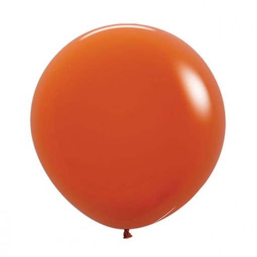 10 Balões latex R24 (60cm) - Sunset Orange - 062