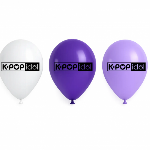 8 Balões Latex 11'' Kpop Idol
