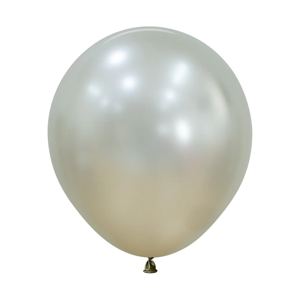 15 Balões latex R18 (45cm) - Silk Cream Pearl - 873