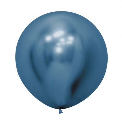 10 Balões latex R24 (60cm) - Reflex Blue - 940