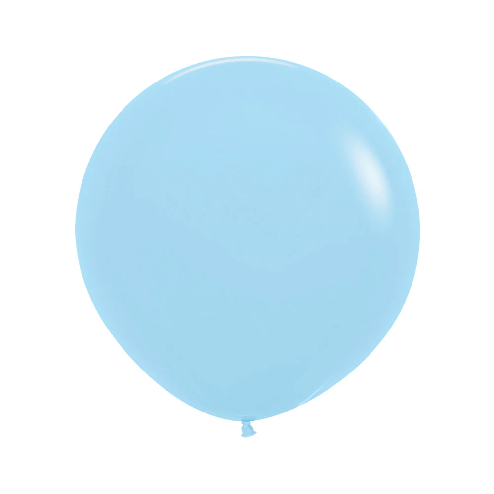 10 Balões latex R24 (60cm) - Pastel Matte Blue - 640
