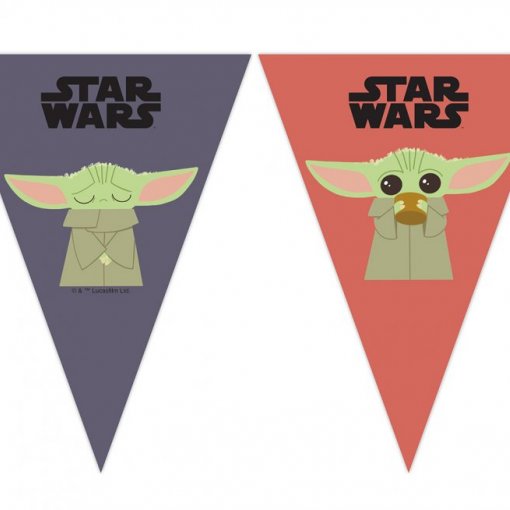 Bandeira Triângulo Star Wars - The Mandalorian