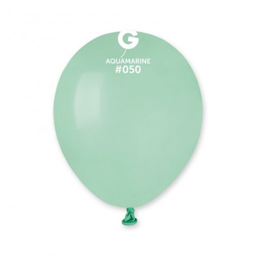 100 Balões latex 5'' (12cm) cor Aquamarine #050 - A50