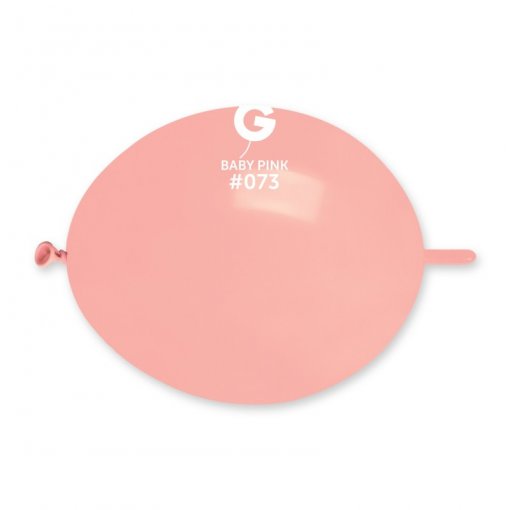 100 Balões latex G Link 6'' (16cm) cor Baby Pink #073 - GL6