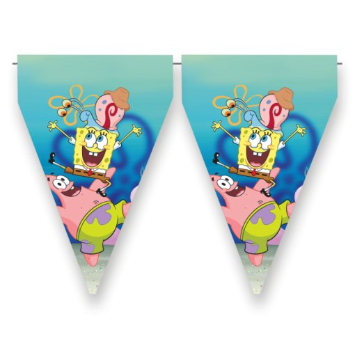 Bandeiras Triângulo 3m SpongeBob