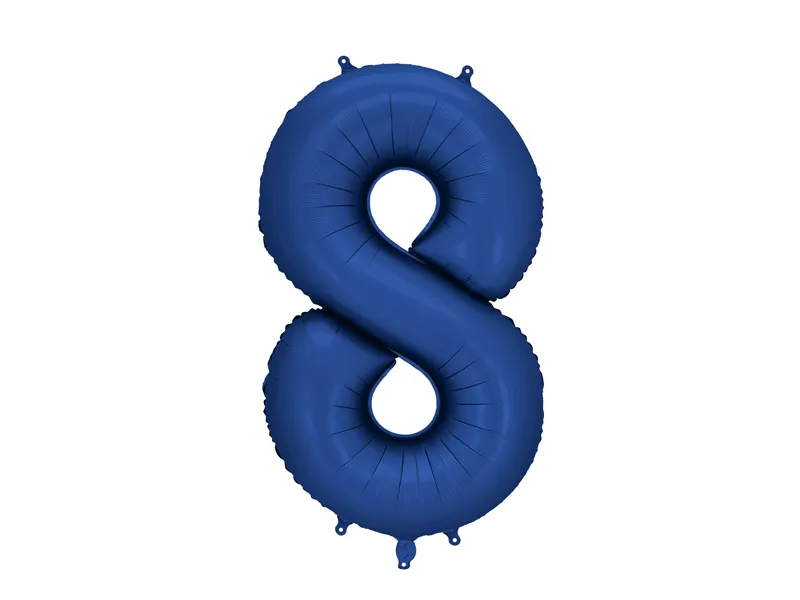 Balão Foil 86cm Azul Escuro Navy nº8