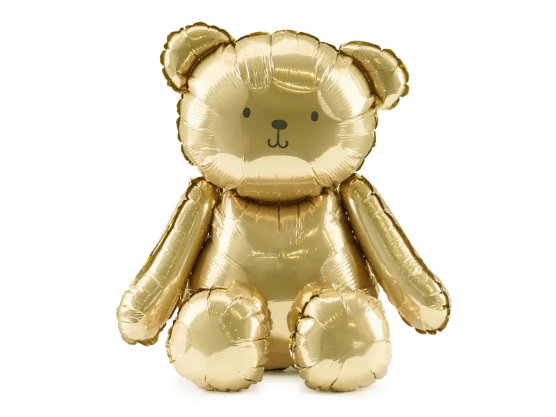 Balão Foil 43x53cm Urso Dourado