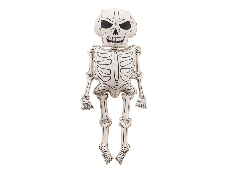 Balão Foil XXL 46x129cm Esqueleto - Halloween