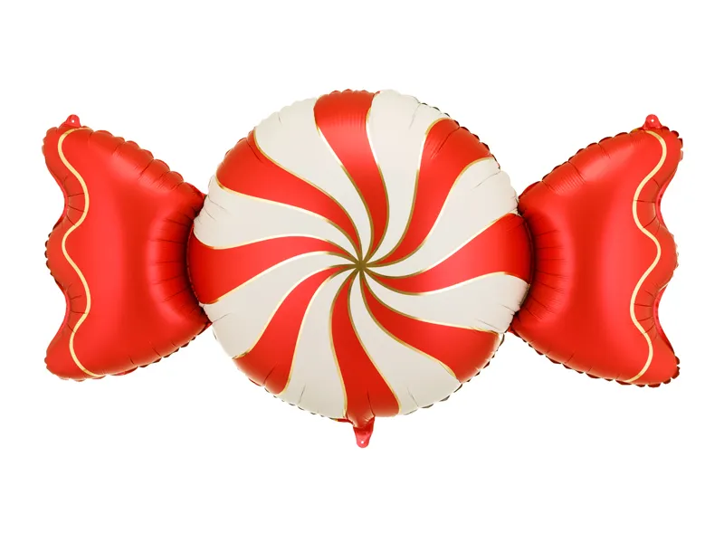 Balão Foil 113x54cm Candy Vermelho - Natal