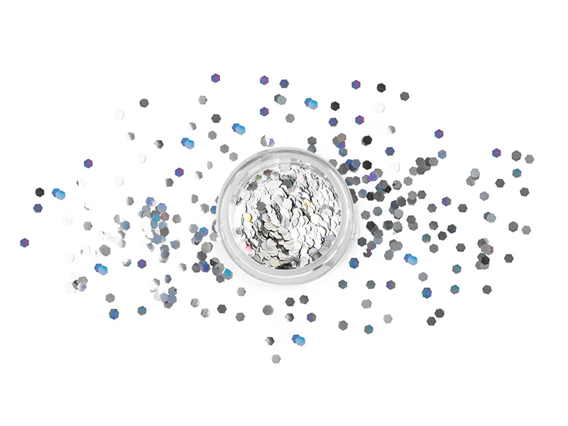Glitter para a cara e corpo 3g - Holográfico