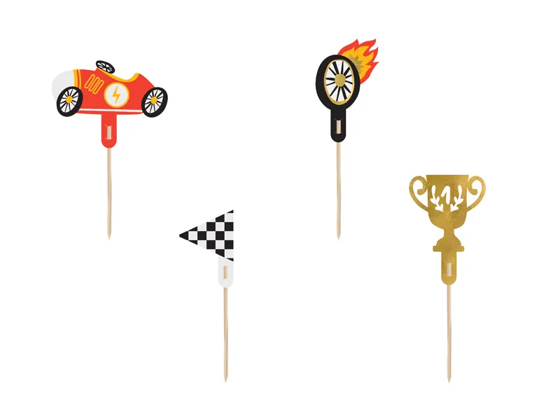 4 Topos de Bolo Carros