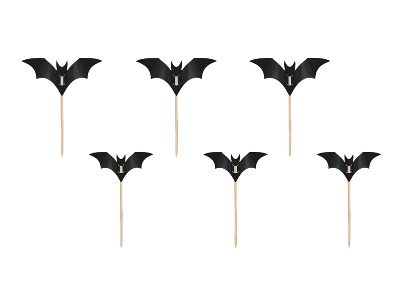 6 Picks Morcegos - Halloween