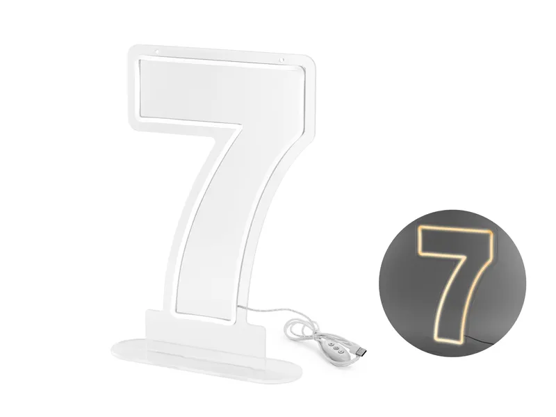 Número 7 em LED Neon 50cm
