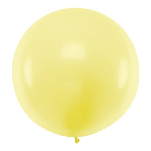 1 Balão Latex 40'' (100cm) Pastel Light Yellow