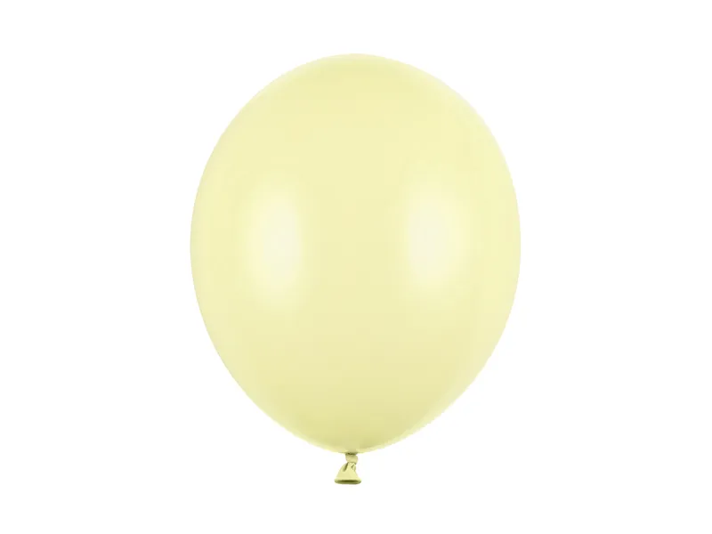 100 Balões latex 12'' (30cm) Cor Pastel Light Yellow