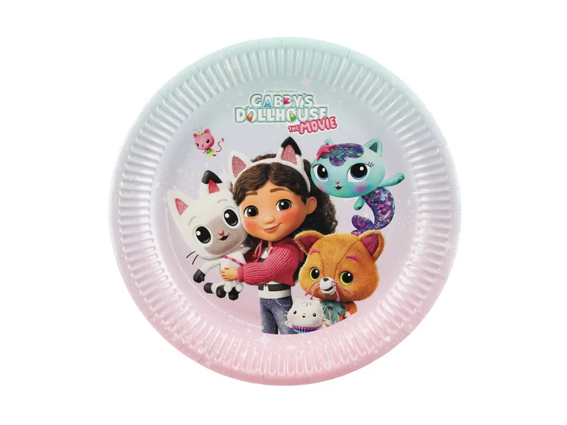 6 Pratos 23cm Gabby's Dollhouse