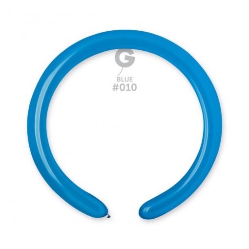 100 Balões latex Modelar 2'' (5cm) cor Blue #010 - D4