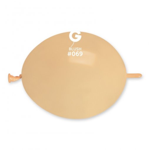 100 Balões latex G Link 6'' (16cm) cor Blush #069 - GL6