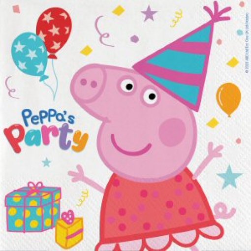 16 Guardanapos 33cm Pe ppa Pig