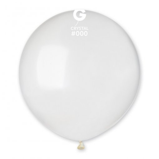 25 Balões latex 19'' (48cm) cor Crystal #000 - G19