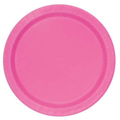 16 Pratos 23cm EU Rosa Choque