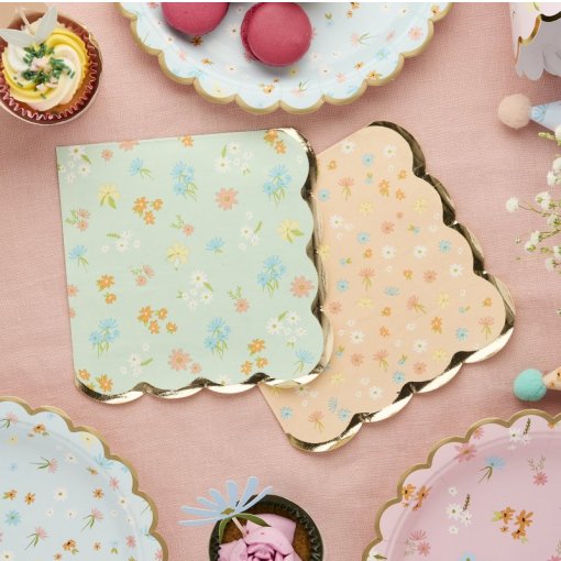 16 Guardanapos 16,5cm Floral