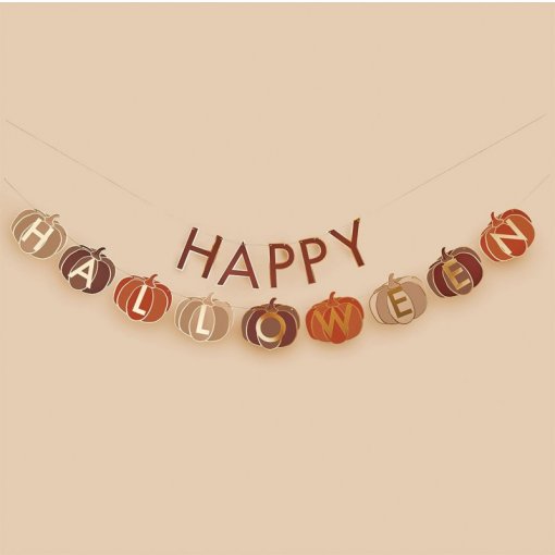 Grinalda Happy Halloween com Abóboras 2m