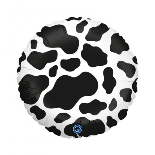 Balão Foil 46cm Manchas Vaca - Moo Moo