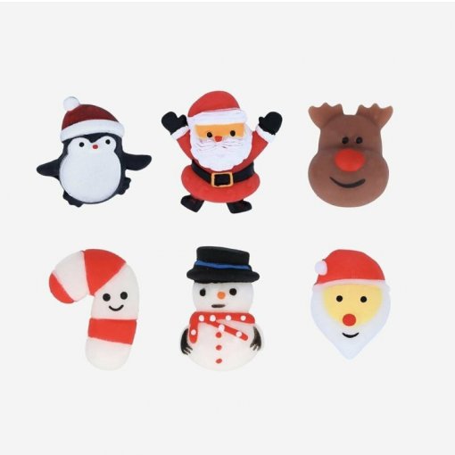 6 Squishy de Natal
