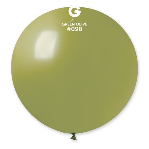 1 Balão latex 31'' (80cm) cor Green Olive #098 - G30