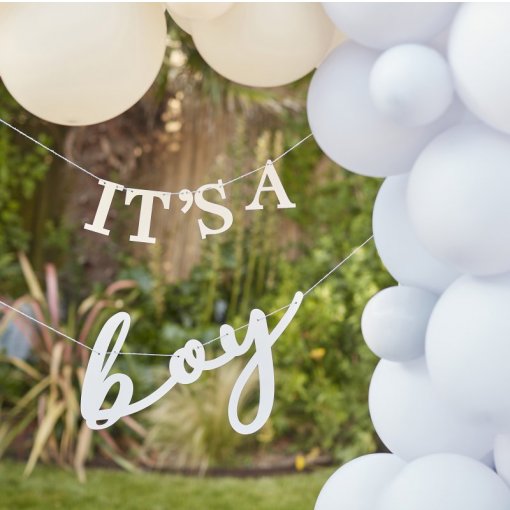 Grinalda 'It's a boy' - Baby Shower