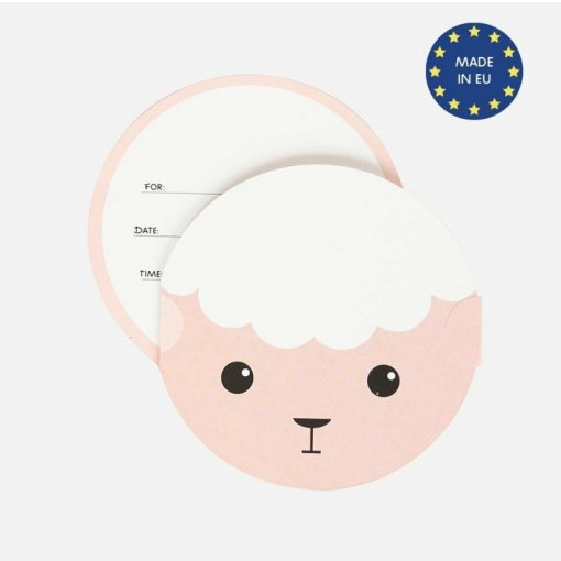 8 Convites 12cm Quinta