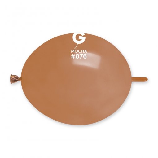 100 Balões latex G Link 6'' (16cm) cor Mocha #076 - GL6