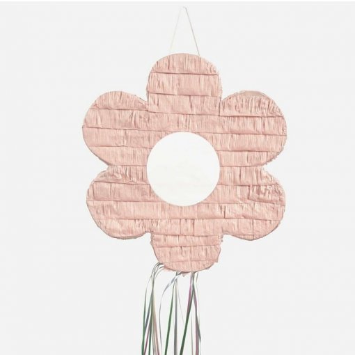 Pinhata 3D 45 x 9.5 x 45cm Flor Margarida Rosa