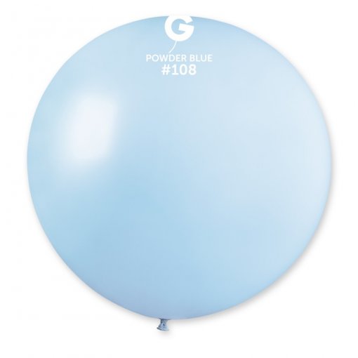 1 Balão latex 31'' (80cm) cor Powder Blue #108 - G30